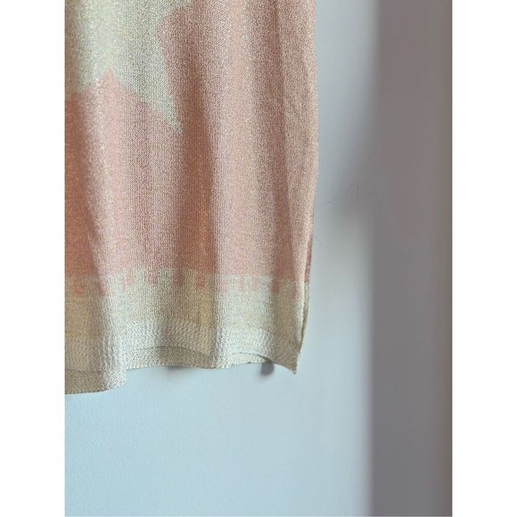 VENTI6 Shimmer Star Tank Top – Pink & Cream – Size Medium – Italy - Picture 7 of 11